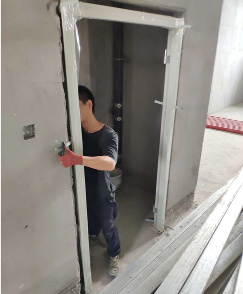 防火门安装图片